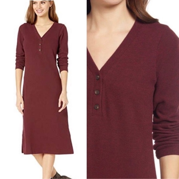 Madewell Henley Midi Dress - Picture 4 of 10